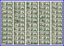 Complet Set of all 50 STATE $1 Bill Genuine Legal Tender US One-Dollar Banknotes