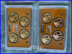Complete 39 coin presidential dollar proof sets Washington to Reagan all 10 sets