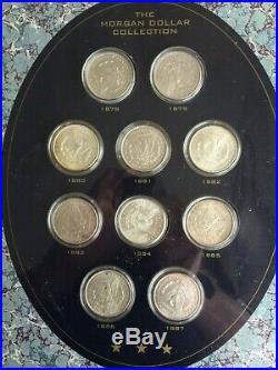 Complete Morgan Folder All 19 P Mint Coins