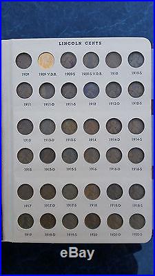 Complete Set Lincoln Cents, 1909-1995, All Key Dates, Proofs, 1909-s Vdb, 1914-d