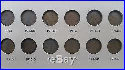 Complete Set Lincoln Cents, 1909-1995, All Key Dates, Proofs, 1909-s Vdb, 1914-d