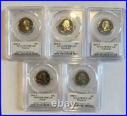 Complete Set of 50 State Quarters-1999-2008-All PCGS PR70 DCAM State Flag Labels Complete Set of 50 State Quarters-1999-2008-All PCGS PR70 DCAM State Flag Labels