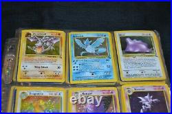 Complete Set of Unlimited Fossil All 62/62 Pokemon Trading Cards TCG Game WOTC