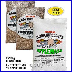 CookinPellets Perfect Mix Premium Smoker Pellets for ALL makes BBQ Smoker Grills