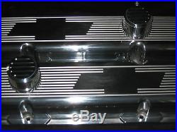 Custom Machine Ghostie Chevy Small Block Tall Valve Cover 12 oval Air Cleaner
