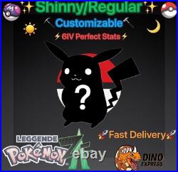 Cutomize Pokemon Legends? ZA Z-A Shiny/Regular 6IV Custom Pokémon FastDelivery Cutomize Pokemon Legends? ZA Z-A Shiny/Regular 6IV Custom Pokémon FastDelivery