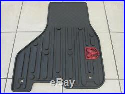 DODGE RAM WithRed RAM Logo Crew Cab Front Rear All-Weather Slush Floor Mats MOPAR