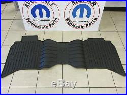 DODGE RAM WithRed RAM Logo Crew Cab Front Rear All-Weather Slush Floor Mats MOPAR