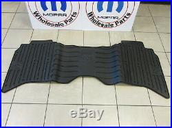 DODGE RAM WithRed RAM Logo Crew Cab Front Rear All-Weather Slush Floor Mats MOPAR