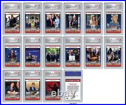 DONALD TRUMP 45th U. S. President OFFICIAL 1st Term 15-Card Set ALL GEM-MINT 10