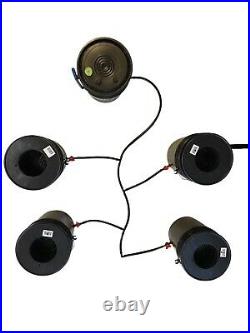 DWC Hydro Grow System 4pk With Reservoir. All Fittings/ Tubing Media Included