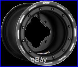 DWT G3 Black Rear Beadlock Rims Wheels 9 4/115 Banshee 350 YFZ450 Raptor All