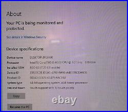 Dell Optiplex 7440 AIO 23.8 All in one Touchscreen i5 6500 8GB RAM 256GB SSD