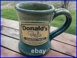 Deneen Pottery DONALD'S PANCAKE HOUSE Myrtle Beach, South Carolina Coffee Mug