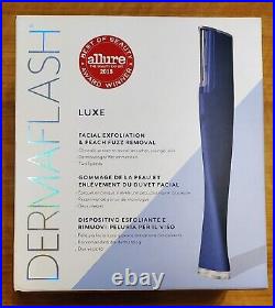 Dermaflash Luxe Facial Exfoliation Navy (BNIB) + 4 x Exfoliating Edges As Gift