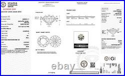 Diamond Engagement Ring VS1 F Round 2.44 Carat Lab Created IGI Certified Special
