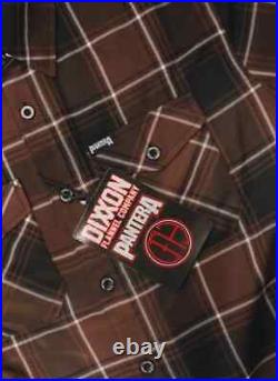 Dixxon Flannel Shirt Mens XL-TALL'Pantera Cowboys From Hell' Long Sleeve