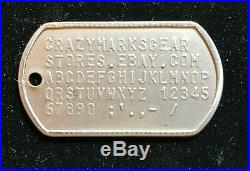Dog Tags Custom Embossed QTY. 500 All WITH THE SAME INFORMATION