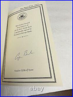 Easton Press SIGNED First ED All the Best by George H. W. Bush with COA #2536/3000 Easton Press SIGNED First ED All the Best by George H. W. Bush with COA #2536/3000
