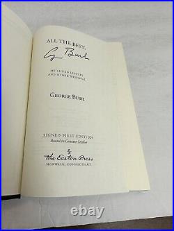 Easton Press SIGNED First ED All the Best by George H. W. Bush with COA #2536/3000 Easton Press SIGNED First ED All the Best by George H. W. Bush with COA #2536/3000