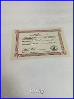 Easton Press SIGNED First ED All the Best by George H. W. Bush with COA #2536/3000