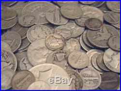 Ebay's Best All 90% US Old Silver Estate Coins Lot 3 lbs No Junk with Dollars