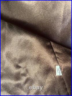 FLAWS Schott NYC Size 3XL Wool Hooded Peacoat Toggle Button Brown Coat
