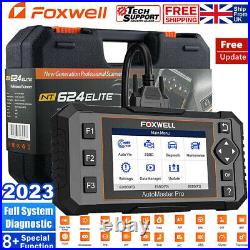 FOXWELL NT624 Elite OBD2 Scanner Automotive All System Car Diagnostic Scan Tool