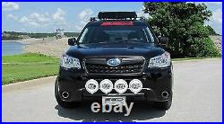 Fits 2014-2015 Subaru Forester, All, RALLY LIGHT BAR, 4 Light Tabs, SSD(Bull Bar)