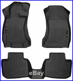 Floor Liners fit 2015-2019 Subaru WRX STI Front and Rear Mat Set WeatherBeater