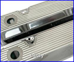 Ford 351 Cleveland Valve Covers Polished All Fins Die-Cast Aluminum- Ansen USA