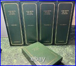 Franklin Mint Coin Sets of All Nations Volume 1 4 1980-90's & stamp 128 panels