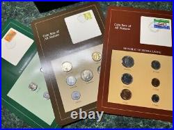 Franklin Mint Coin Sets of All Nations Volume 1 4 1980-90's & stamp 128 panels