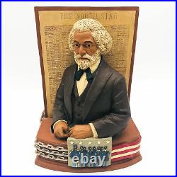 Frederick Douglass Bust Bookend Miss Martha Originals Thomas Blackshear Rare COA