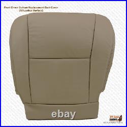 Front DRIVER Bottom LEATHER Seat Cover All Tan Fits 2005 2006 Toyota Tundra