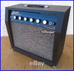 GIBSON 1966 KALAMAZOO REVERB 12. ALL-TUBE COMBO AMP REVERB+TREMOLO 1x10 withCOVER