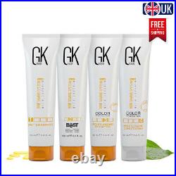 GK HAIR Keratin Hair Treatment Brazilian Complex Blowout Straightening 100ml Kit
