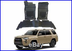 Genuine OEM Front & Rear All Weather Floor Mats For 2013-2017 Toyota 4Runner New