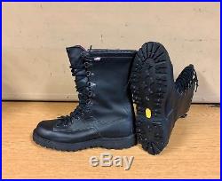 Genuine Us Army Danner Fort Lewis Goretex All Leather Black Mint New! 10d