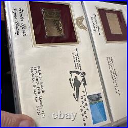 Golden Replicas Of United States Stamps Album K &Proof Replicas 22 KaratGold NEW