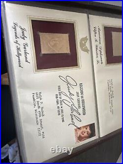 Golden Replicas Of United States Stamps Album O & Proof Replicas 22 kt Gold NEW
