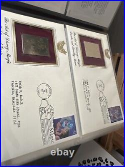 Golden Replicas Of United States Stamps Album Q & Proof Replicas 22kt Gold NEW