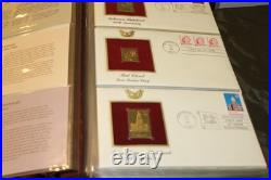Golden Replicas of United States Stamps Surfaces 22K Gold 75 Stamps First Issue