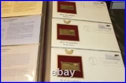 Golden Replicas of United States Stamps Surfaces 22K Gold 75 Stamps First Issue