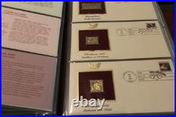 Golden Replicas of United States Stamps Surfaces 22K Gold 75 Stamps First Issue