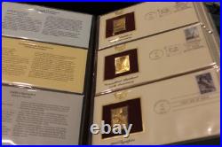 Golden Replicas of United States Stamps Surfaces 22K Gold 75 Stamps First Issue