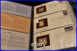 Golden Replicas of United States Stamps Surfaces 22K Gold 75 Stamps First Issue