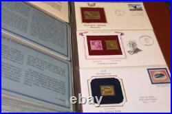 Golden Replicas of United States Stamps Surfaces 22K Gold 75 Stamps First Issue