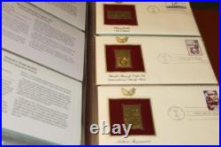 Golden Replicas of United States Stamps Surfaces 22K Gold 75 Stamps First Issue