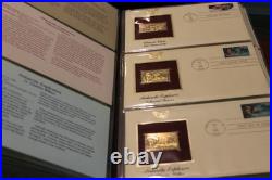 Golden Replicas of United States Stamps Surfaces 22K Gold 75 Stamps First Issue
